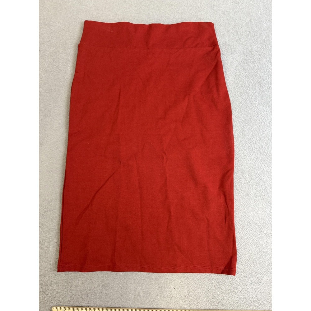 Double Take Skirt Womens Medium Pull On Stretch Pencil Made in USA Nylon Blend